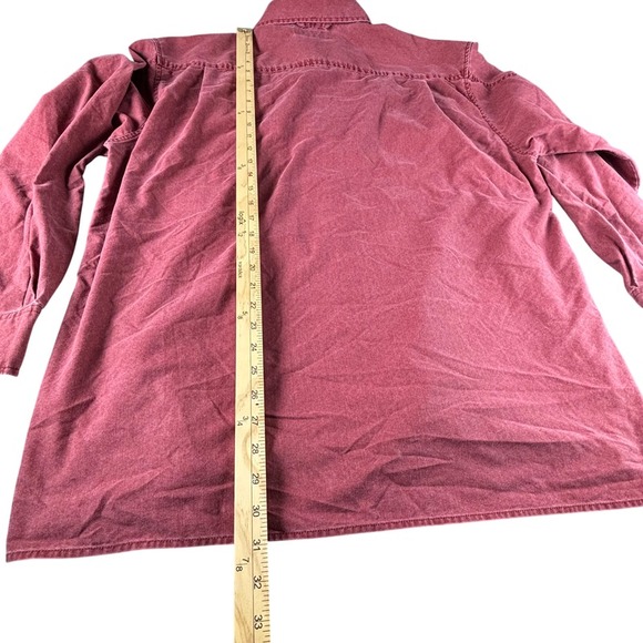 Columbia Vertex Men's XL Red Fishing Shirt Long Sleeve Zip Chest Pockets - Picture 7 of 8